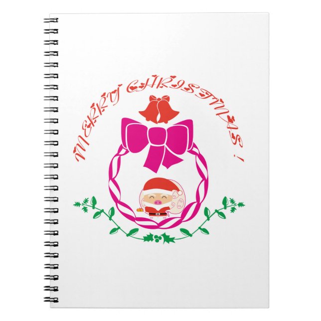 Christmas wreath notebook (Front)