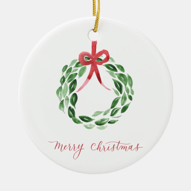 Christmas Wreath Ornament (Front)