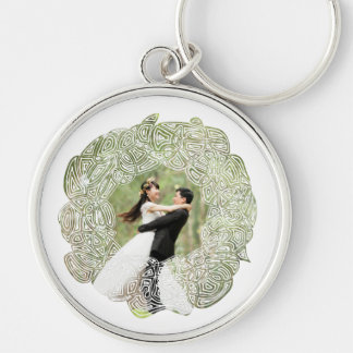 Christmas Wreath Photo Key Ring