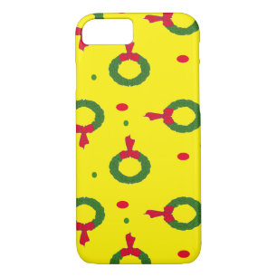 Christmas wreath polka dots Case-Mate iPhone case