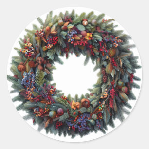 Christmas Wreath Stickers