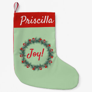 Christmas Wreath Stocking