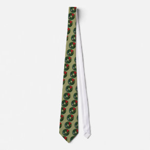 Christmas Wreath Tie
