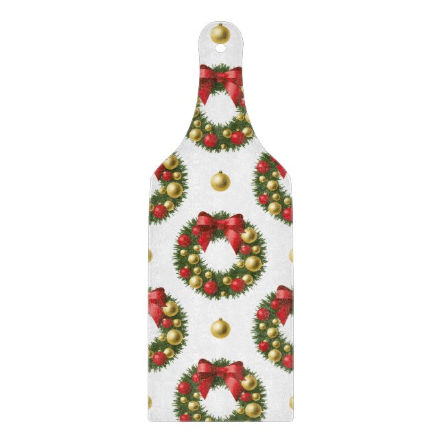Christmas Wreaths Cutting Board (Front)