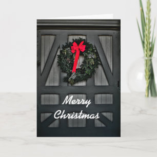 Christmas Wreaths Holiday Card
