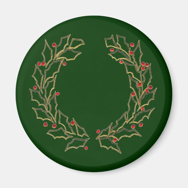 Christmas Wreaths Magnet (Front)