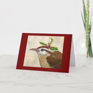 Christmas Wren card