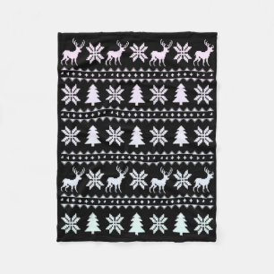 Christmas Xmas Christmas Ugly Christmas Elf 7 T Sh Fleece Blanket