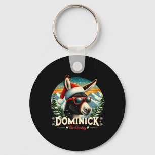 Christmas Xmas Dominick The Donkey Christmas Donke Key Ring