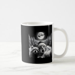Christmas Xmas Holiday Funny Cat Taking Selfie Rac Coffee Mug