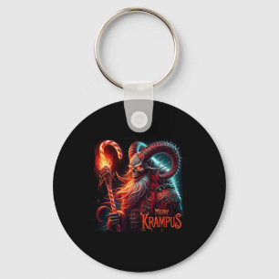 Christmas Xmas Horror Krampus Dark Merry Krampus M Key Ring