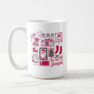 Christmas Xmas Trees Tis The Season Holiday Santa  Coffee Mug