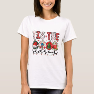 Christmas Xmas Vibes Hockey Lover Hockey Player Wi T-Shirt