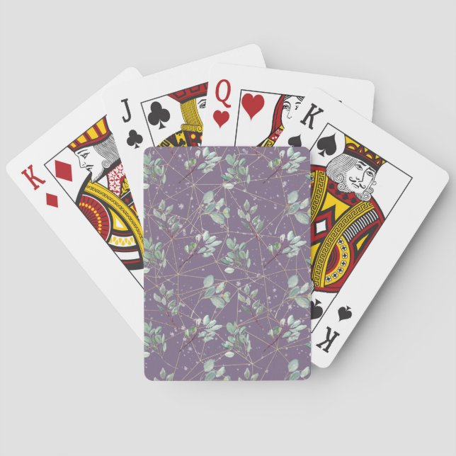 Christmas Yard Art Playing Cards (Back)