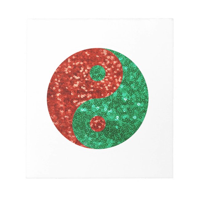 christmas yin yang notepad (Front)