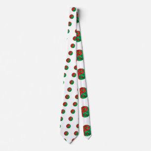christmas yin yang tie