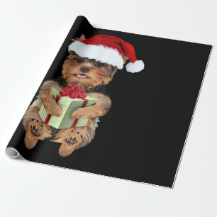 Christmas Yorkie – Yorkshire Terrier Funny Dog Wrapping Paper