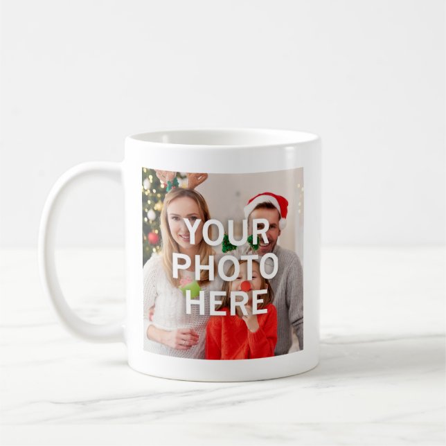 Christmas Your Photo Here Coffee Mug (Left)