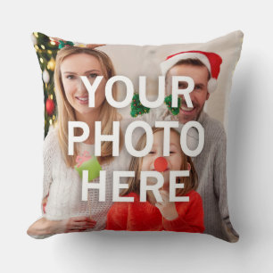 Christmas Your Photo Here Cushion
