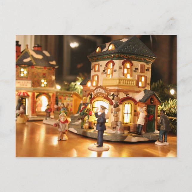 Christmas / Yule Decorations Post Card (Front)