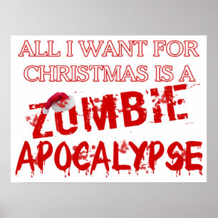 Christmas Zombie Apocalypse Poster