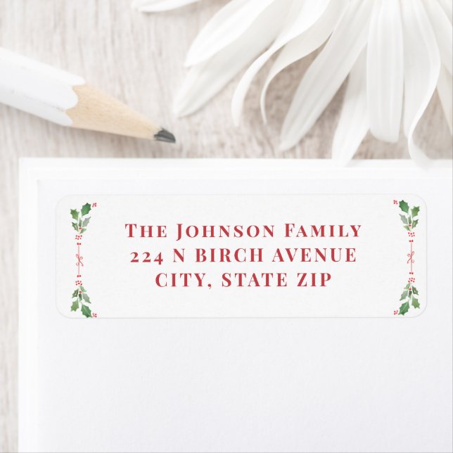 ChristmasFoliage Green and Red (Insitu)