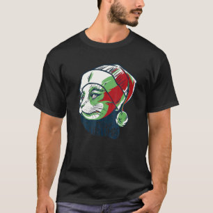 Christmask Cat Meowy Catmas Men Women Ee T-Shirt