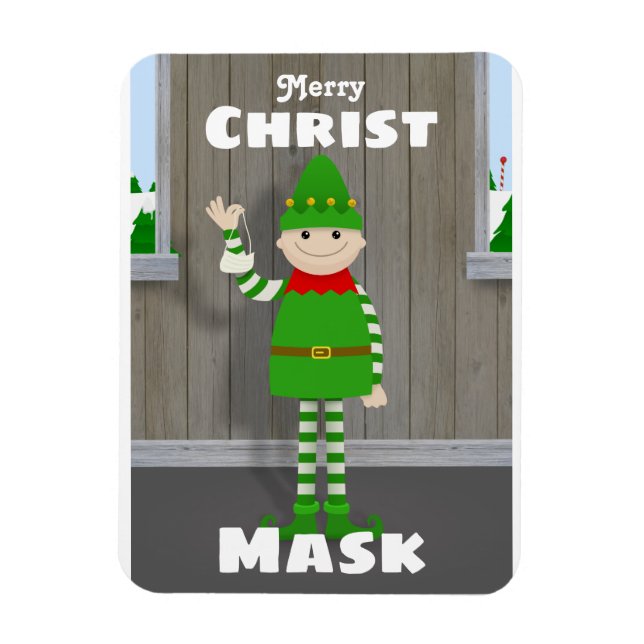 Christmask Magnet (Vertical)
