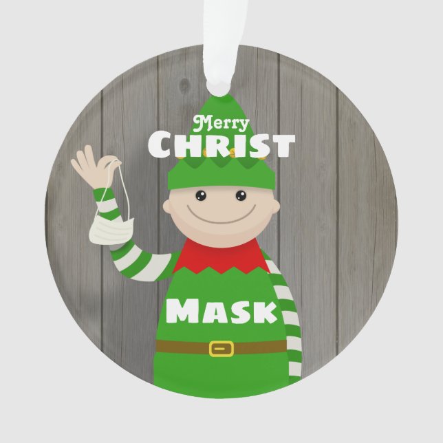 Christmask Ornament (Front)