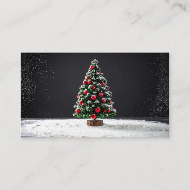 christmass tree place card (Front)