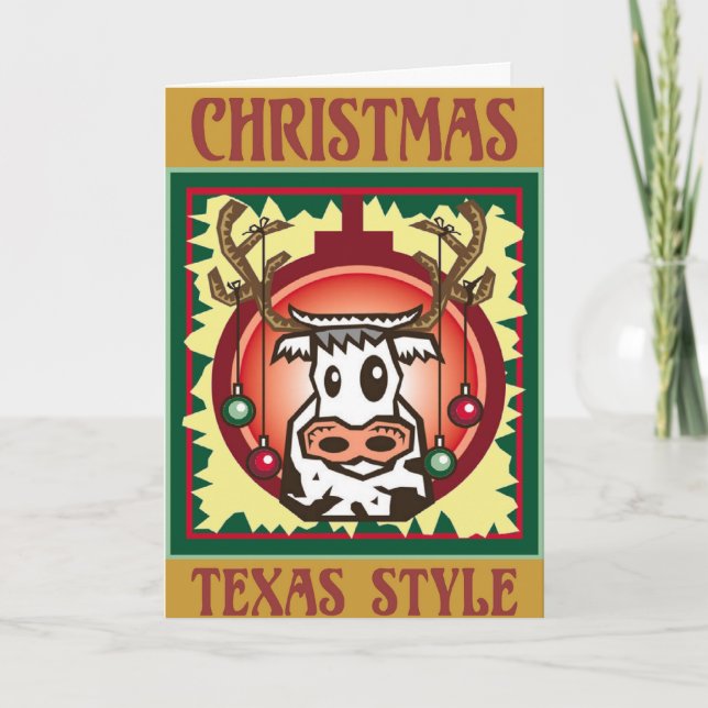 ChristmasTexas Style Holiday Card (Front)