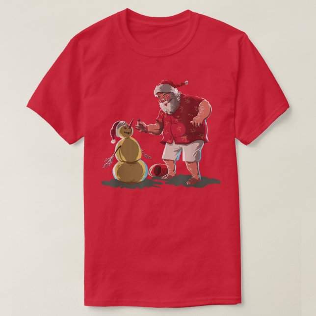 Christmastime 2021 Xmas is coming Santas Party  T-Shirt (Design Front)
