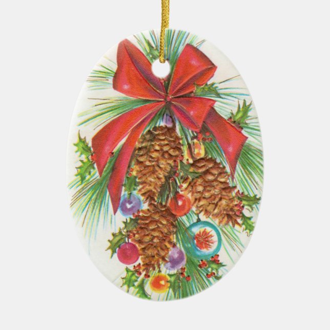 Christmastime Ceramic Tree Decoration (Front)