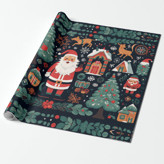 Christmastime  wrapping paper