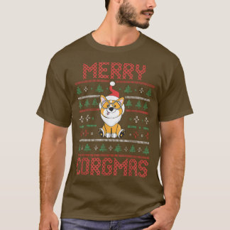 ChristmasXmas Dog LoverCorgi OwnerMerry Corgmas T-Shirt