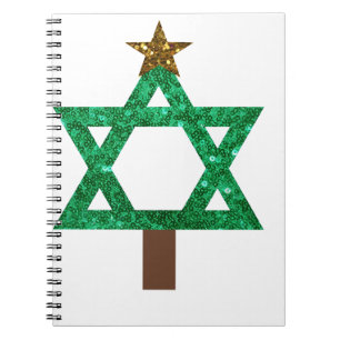 christmukkah christmas tree notebook