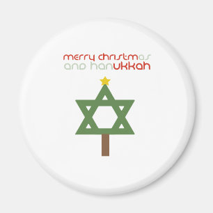 CHRISTMUKKAH TREE MAGNET