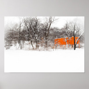 Christo "The Gates" in Central Park Poster