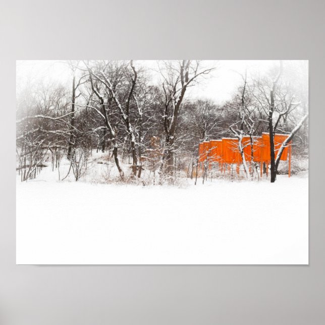 Christo "The Gates" in Central Park Poster (Front)