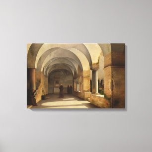 Christoffer Wilhelm Eckersberg - The Cloisters Canvas Print