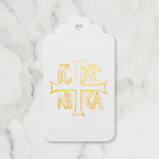 Christogram Foil Gift Tags