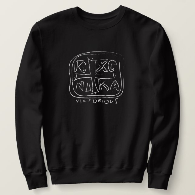 Christogram ICHC NIKA    Sweatshirt (Design Front)