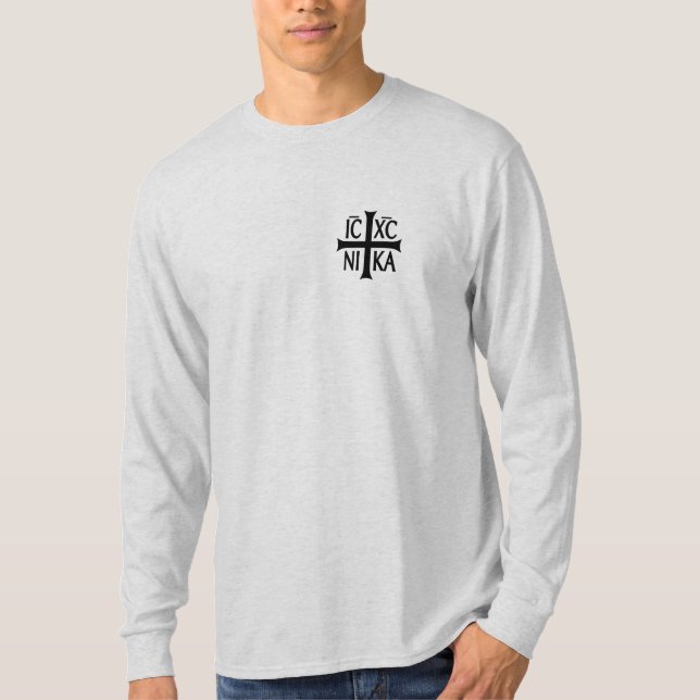 Christogram ICHC NIKA   T-Shirt (Front)