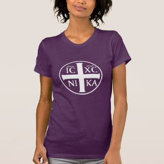 Christogram ICXC NIKA Jesus Christ Conquers T-Shirt