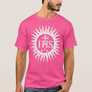 Christogram Jesuits Jesus Religious Title Symbol T-Shirt
