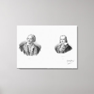 Christoph Willibald von Gluck  and Andre Canvas Print