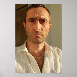 Christophe LEROY - Chemise blanche balcon  Poster