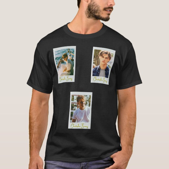Christopher Briney Sticker Set /  T-Shirt (Front)