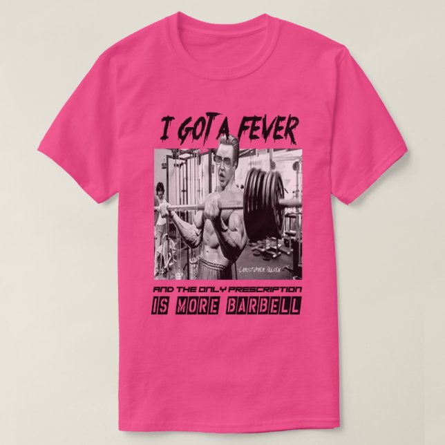 Christopher Bulken More Barbell T-Shirt (Design Front)