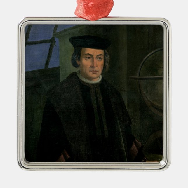 Christopher Columbus Metal Tree Decoration (Front)